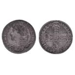 *James II, crown, 1687, second bust (ESC 78; S. 3407), very fine