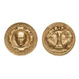 *Great Britain, St. Bartholomew’s Hospital, The Lawrence Memorial Medal, 1898, in gold, cast and