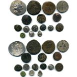 Greek coins, comprising  fractional silver (5) of Kios, Lampsacus, Miletus, Caunus and Masikytes;