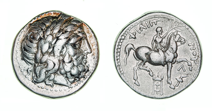 *Kings of Macedon, Philip II (359-336 BC), tetradrachm (posthumous), head of Zeus, rev., youth on