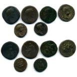 Hadrian (117-138), as, rev., Britannia (RIC 577a); Antoninus Pius, sestertii (2), rev., Britannia