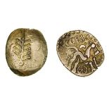 *Ancient British, Western Region, the Dobunni, Corio (c. 20 BC - AD 5), gold stater, tree symbol