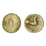 *Ancient British, North Thames Region, the Catuvellauni and Trinovantes, Agr… (c. AD 35-43), gold