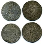 Germany, Saxony, Johan Georg, thaler, 1628 HI (KM 132), about extremely fine; Holy Roman Empire,