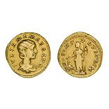 *Julia Mamaea, mother of Severus Alexander (222-235), aureus, Rome, 222, ivlia mamaea avg, draped