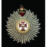 Portugal, Order of Christ, breast star, second quarter of 19th century, of smaller size, in