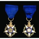 Portugal, Order of the Tower & Sword, Type 2 (post 1834) Knight’s breast badge, mid-19th century, in