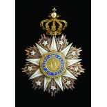 Portugal, Order of Vila Viçosa, Grand Cross insignia, early, comprising sash badge, late 19th-