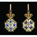 Portugal, Order of Christ, Commander’s neck badge, of French manufacture, late 19th century, in gold