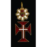 Portugal, Order of Christ, Commander’s neck badge, early 19th century, in silver, gold and