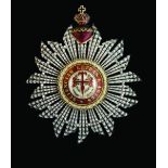 Portugal, Order of St James of the Sword, breast star, small sized, late 19th century, in silver,