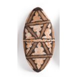 A Childs Rainforest Shield Far North Queensland (early twentieth century) carved figwood and