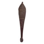 A Fine and Early Spearthrower (womera) Western Australia (nineteenth century) carved hardwood, wood