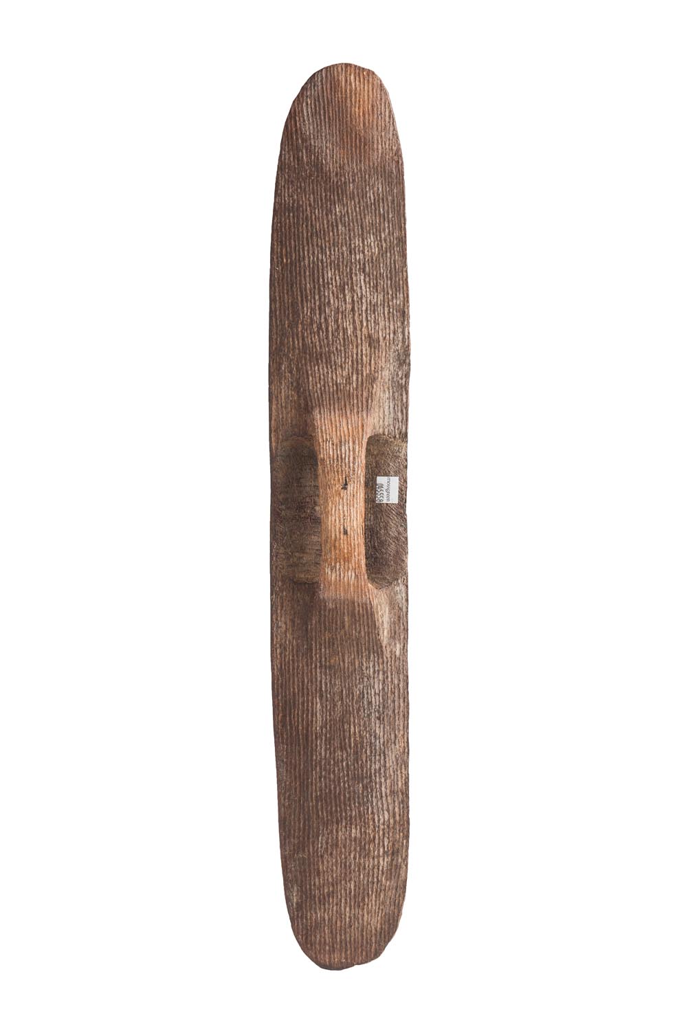 An Early Wunda Shield Western Australia (nineteenth century) carved wood 67.5cm high  PROVENANCE - Image 2 of 2