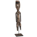 A Standing Figure Turama River, Papuan Gulf, Papua New Guinea  A Standing Figure  Turama River,