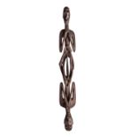 A Fertility Figure Pomatsj River, West Irian Jaya (West Papua), Indonesia (mid twentieth century)  A