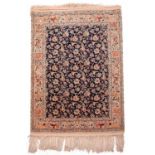 A Kashan rug with silk highlights, Iran  A Kashan rug with silk highlights, Iran  165 x 110cm