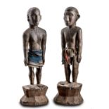 A Pair of Standing Bululs Kababuyan Village, Ifugao, Philippines (nineteenth century)  A Pair of