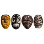Four Ceremonial Masks Indonesia (twentieth century)  Four Ceremonial Masks  Indonesia (twentieth