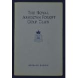 Darwin^ Bernard - "The Royal Ashdown Forest Golf Club" golf club handbook issued in 1935 -