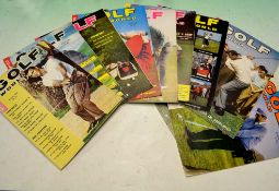 Golf World (UK) magazines - a complete run from the first issue in March 1962 Vol. 1 No.1 through to