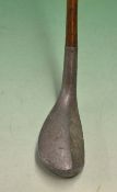 Scarce and early Standard Golf Co "The Mills" BS 3 longnose alloy lofter/niblick  - stamped with