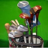 Set of Slazenger Jack Nicklaus "Champion of The World" woods and irons  to incl 4x Strata Bilt woods