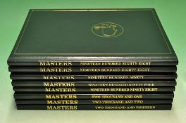 Augusta National - Masters Official Annuals (8) to incl 2x 1988 (Sandy Lyle)^'90 (Faldo)^'94 (