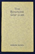 Darwin^ Bernard-"The Bognor Golf Club" golf club handbook issued in 1934-the original wrappers