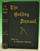 The Golfing Annual 1887-88.  edited by C Robertson Bauchope^ published London Horace Cox^ 1st