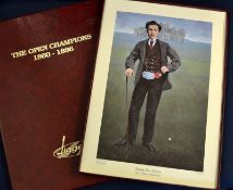 Set of 12x The Open Golf Champions 1860-1886 ltd ed colour prints by Hugh Taylor - no.539/ 850 -