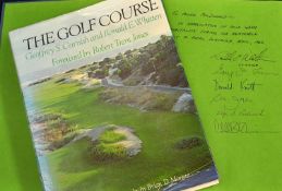 Cornish^ Jeffrey S and Whitten^ Ronald E signed - "The Golf Course" 3rd edition 1984 signed by