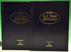 US Open Golf Championship Annuals (2) to incl 1988 and 1997 won by Curtis Strange (Runner-up