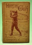 Hutchinson^ Horace G - "Hints on The Game of Golf" 9th ed (enlarged) 1895 in the original