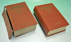 Wisden Cricketers' Almanacks 1963 and 1973 both HB in original covers with no DJs^ 1963 has some