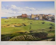 Baxter^ Graeme - signed artists proof titled "St Andrews - View From The Old Course Hotel"  signed