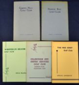 5x South East of England golf club handbooks from the 1930s onwards by Robert HK Browning^ Tom