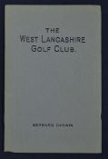 Darwin^ Bernard - "The West Lancashire Golf Club - Blundell Sands^ near Liverpool" golf club