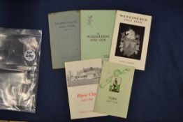 5x North of England golf club handbooks from 1930s onwards by Robert HK Browning^ Ronald W Hulse and