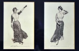 3 various Gibson "Pictorial Comedy" golfing postcards to incl one titled "The Ancient and Honourable