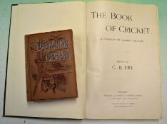 1899 Cricket book'The Book of Cricket' rebound in green cloth boards^ edited by C.B Fr^ containing