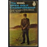 1971 100th Open Golf Championship programme - played at Royal Birkdale complete with all 3 draw