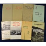 8x South West of England golf club handbooks from the 1930s onwards by Robert HK Browning^ Tom