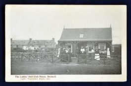 Early Ladies Golf Tournament post card titled - 
