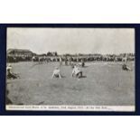 1905 International Golf Match St Andrews golf post card titled "International Golf Match at St