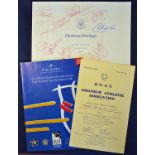1954 O.U.A.C. v Amateur Athletic Association programme single sheet in VG condition t/w 1990 AAA/