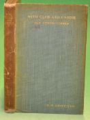 Griffiths E M  scarce - "With Club and Caddie and Other Verses "1st ed 1909 in original green