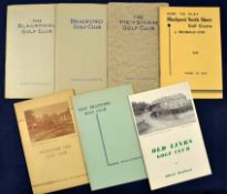 7x North West of England golf club handbooks from the 1930s onwards by Robert HK Browning^  Reginald