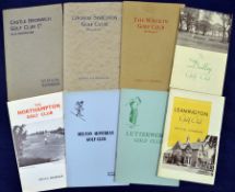 8x Midlands golf club handbooks from the 1930s onwards by Robert HK Browning^ Tom Scott et al to