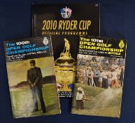 2x early 1970s Open Golf Championship programmes - to include the 100th Open Golf Championship
